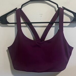 girlfriend collective Plum Purple Sports Bra